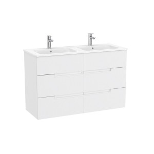 Victoria-n unik (meuble+lavabo) 6 tiroirs 1200 mm blanc mat - ROCA A852104509 