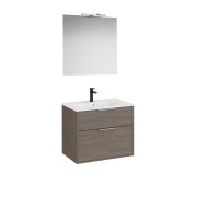 Optica pack 2 tiroirs 700 mm chêne foncé - ROCA A852460537 