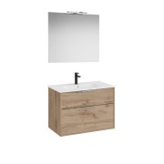 Optica pack 2 tiroirs 800 mm noyer - ROCA A852461517 