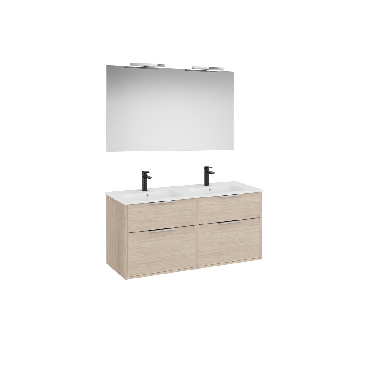 Optica pack 4 tiroirs 1200 mm frêne clair - ROCA A852463541 