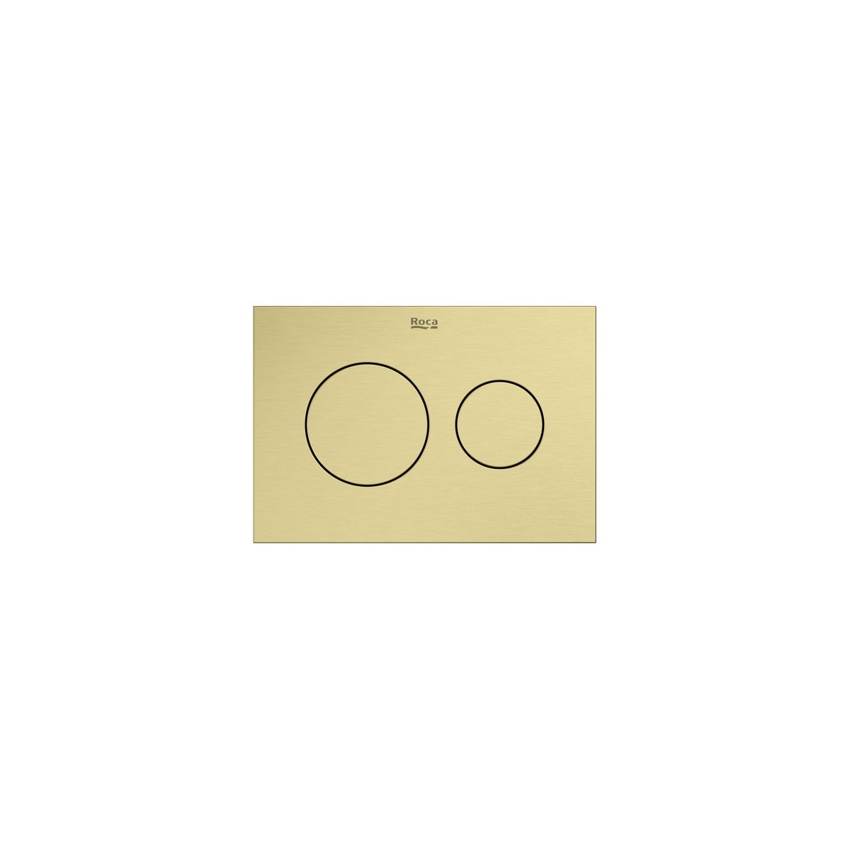 Ps3 double pour bâti-support duplo s or brossé - ROCA A8902233VA 