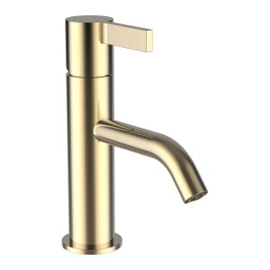 Kartell laufen mitigeur de lavabo bec fixe 115mm sans vidage pvd doré - LAUFEN H3113310011001 