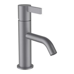 Kartell laufen mitigeur de lavabo bec fixe 115mm sans vidage inox brossé - LAUFEN H3113310901001 