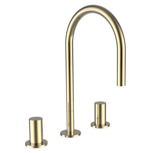 Kbyl mel lav 2p 3trous s166 sv pvd or - LAUFEN H3123330012201 