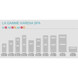 Sèche-serviette ACOVA - KARÉNA Spa électrique 300W TSV-060-090/GF