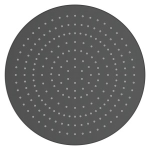 Pomme de douche ronde ø300mm pvd titane noir mat - LAUFEN H3679810812321 