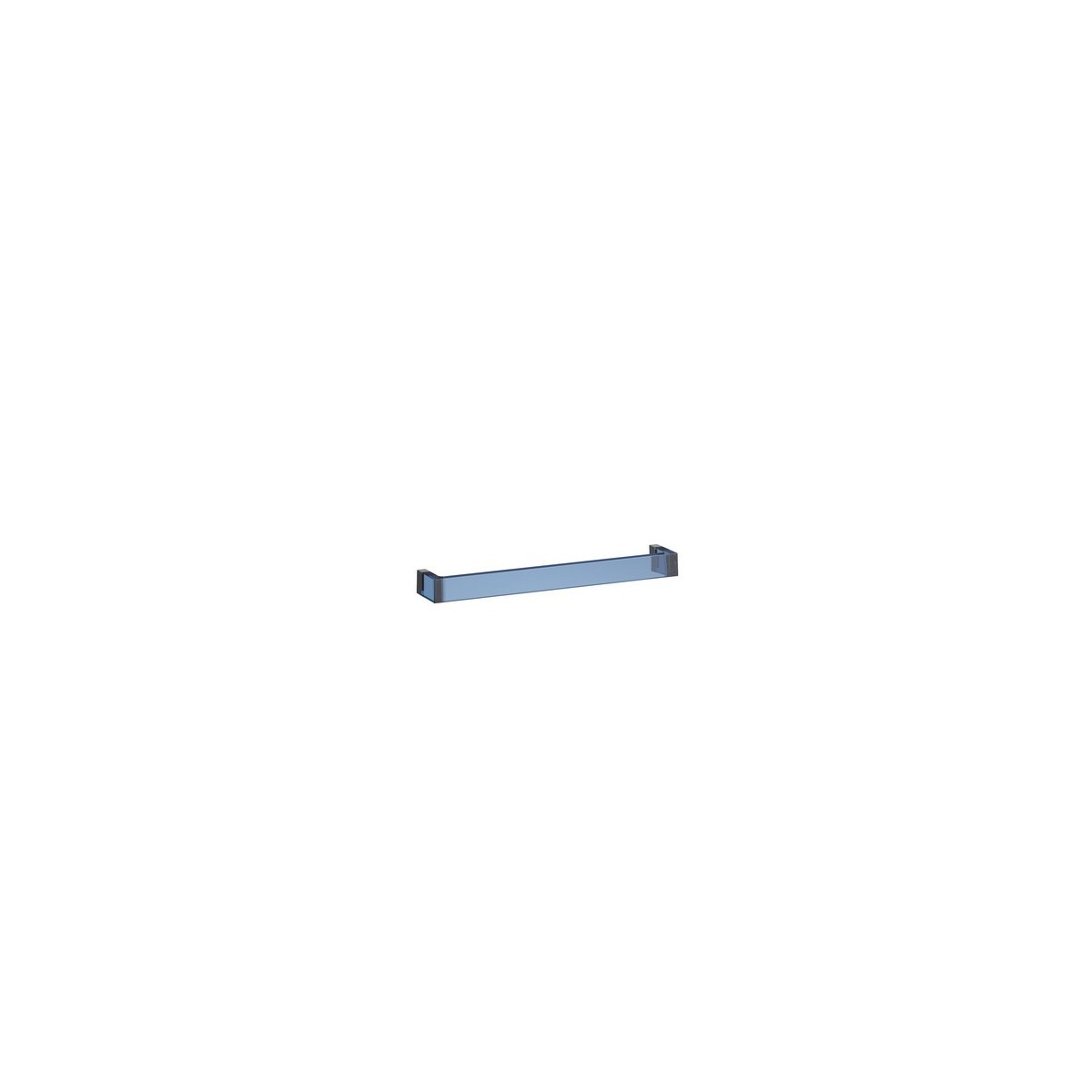 Kartell laufen porte-serviettes 'rail' 450mm plastique 450x75x40mm bleu - LAUFEN H3813310830001 