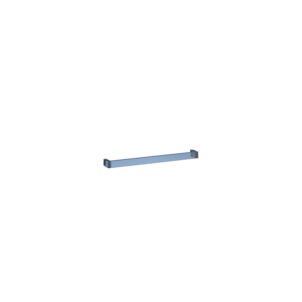 Kartell laufen porte-serviettes 'rail' 600mm plastique 600x75x40mm bleu - LAUFEN H3813320830001 