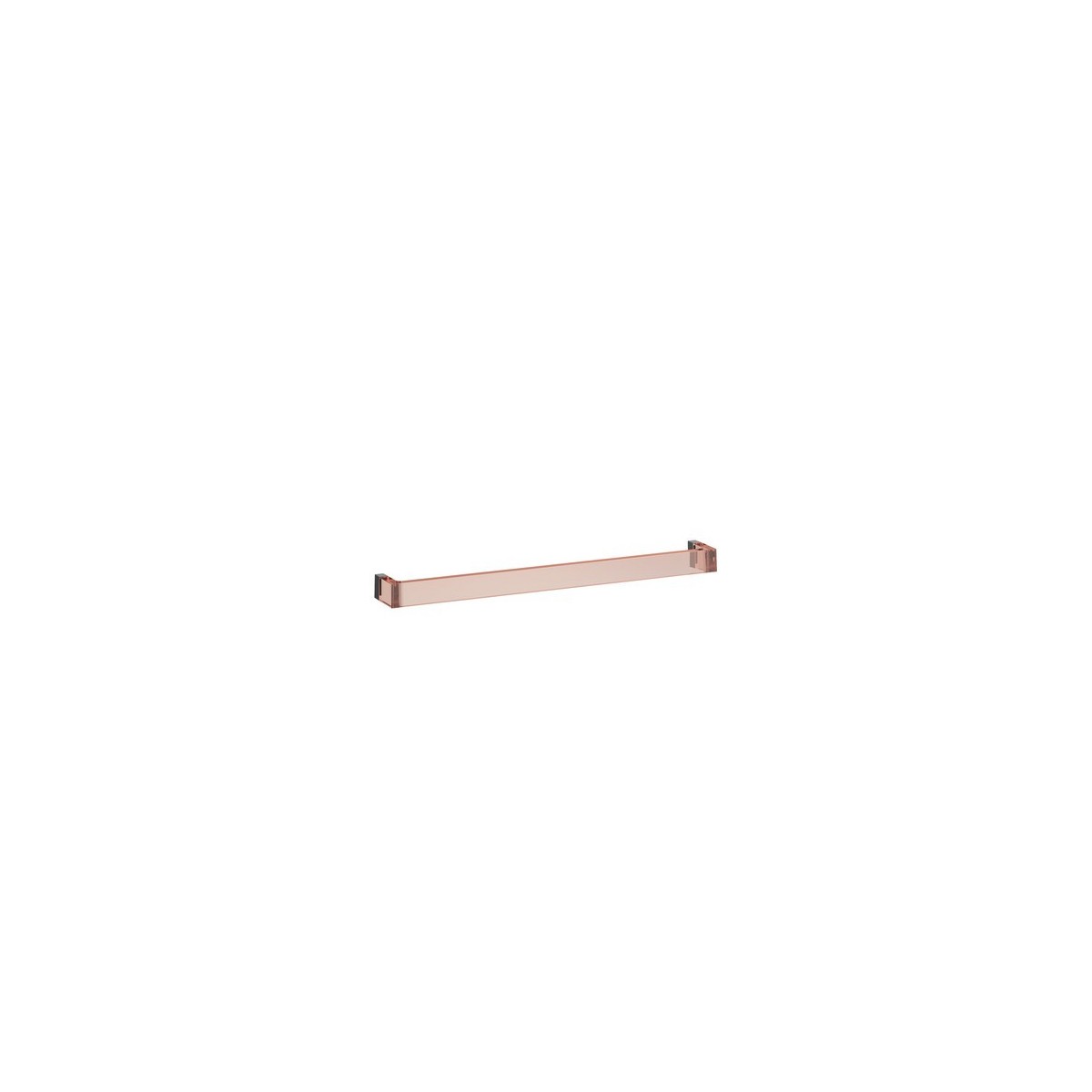 Kartell laufen porte-serviettes 'rail' 600mm plastique 600x75x40mm rose poudré - LAUFEN H3813320930001 