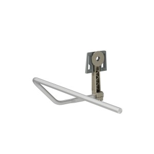 Lani porte-serviettes latéral gauche acier inoxydable brossé 265x230x105 mm - LAUFEN H3821259280001 