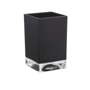 Kartell laufen gobelets 'boxy' matière plastique 70x70x120mm noir opaque - LAUFEN H3823300910001 