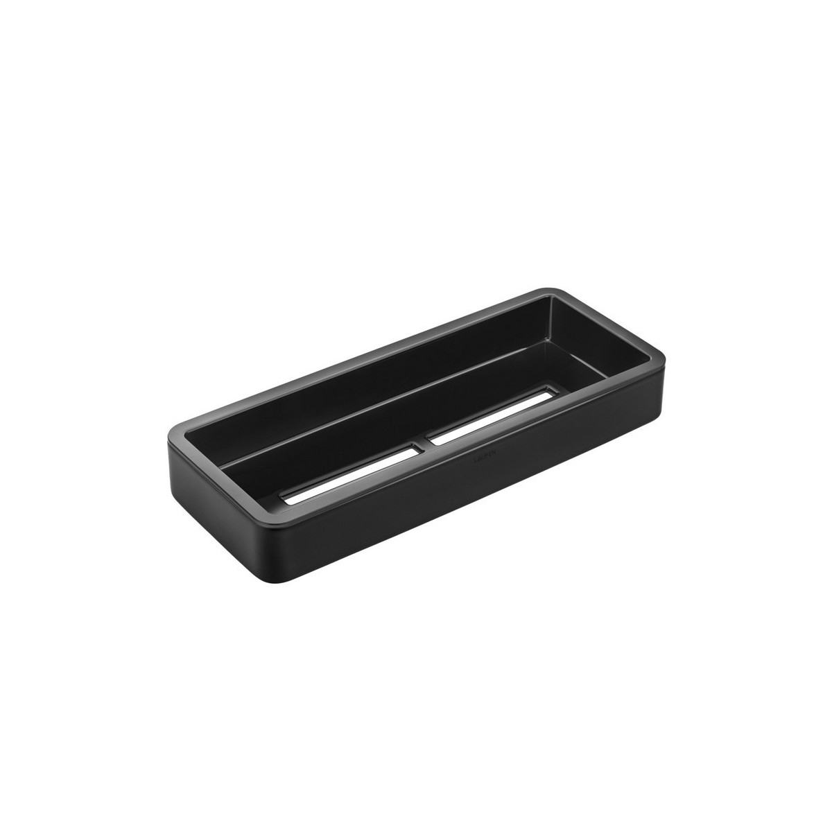 Nixie porte-savon à poser noir mat 301x123x41 mm - LAUFEN H3831524500011 
