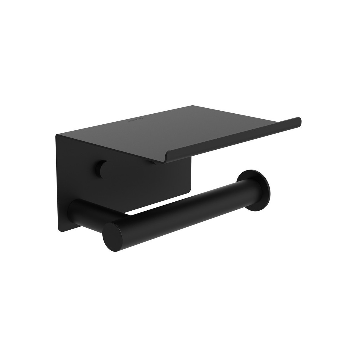 Niara porte-papier toilette avec couvercle titane noir mat 159x112x88 mm - LAUFEN H3840621630031 