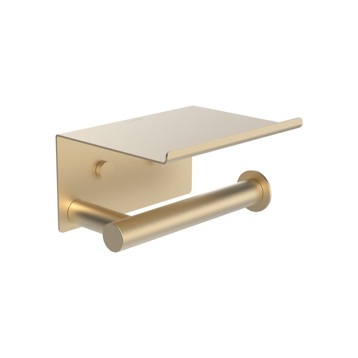 Niara porte-papier toilette avec couvercle or pâle mat 159x112x88 mm - LAUFEN H3840621650031 