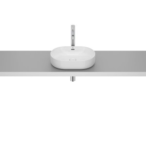 Meridian vasque à poser en fineceramic® blanc brillant 460x365 mm - ROCA A327748000 