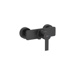 Targa mitigeur de douche mural sans flexible ni douchette noir mat - ROCA A5A215FNB0 