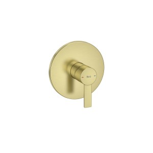 Targa mitigeur bain ou douche à encastrer 1 voie pvd or brossé - ROCA A5A2B5FVA0 