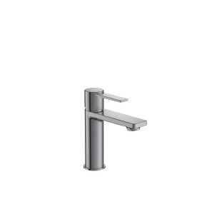 Targa mitigeur s pour lavabo corps lisse avec flexibles graphite brossé - ROCA A5A325FGM0 