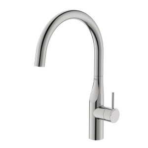 Glera mit évier bec tube mobile incurvé pvd acier inoxydable - ROCA A5A844DSM0 