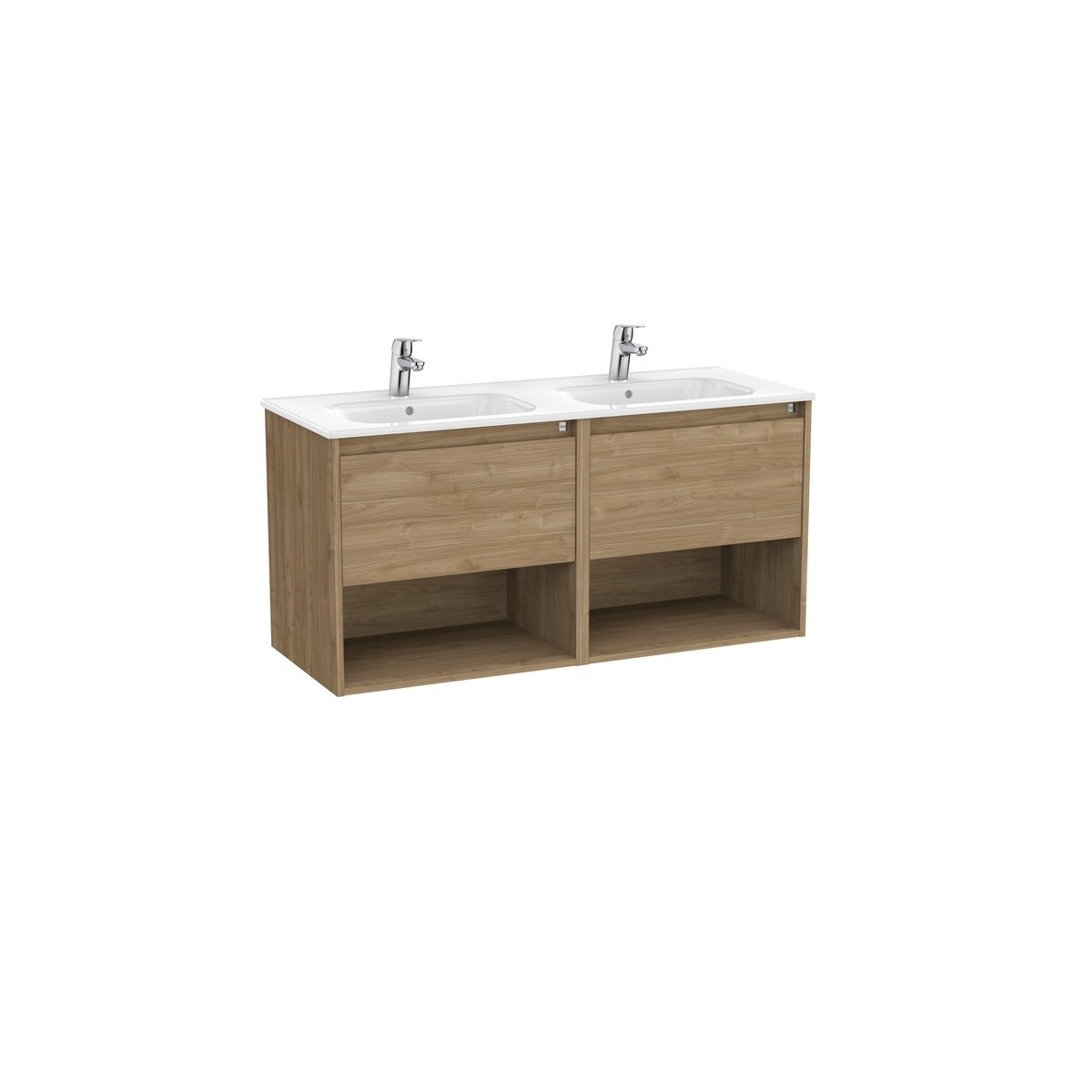Tenor unik (meuble 1 tiroir et 1 niche inférieure + lavabo) 1200 mm noyer - ROCA A852093517 