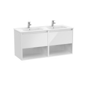 Tenor unik (meuble 1t et 1 niche inférieure + lavabo) 1200 mm blanc brillant - ROCA A852093806 