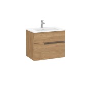 Victoria-n unik (meuble+lavabo) 2 tiroirs 700 mm noyer - ROCA A852096517 