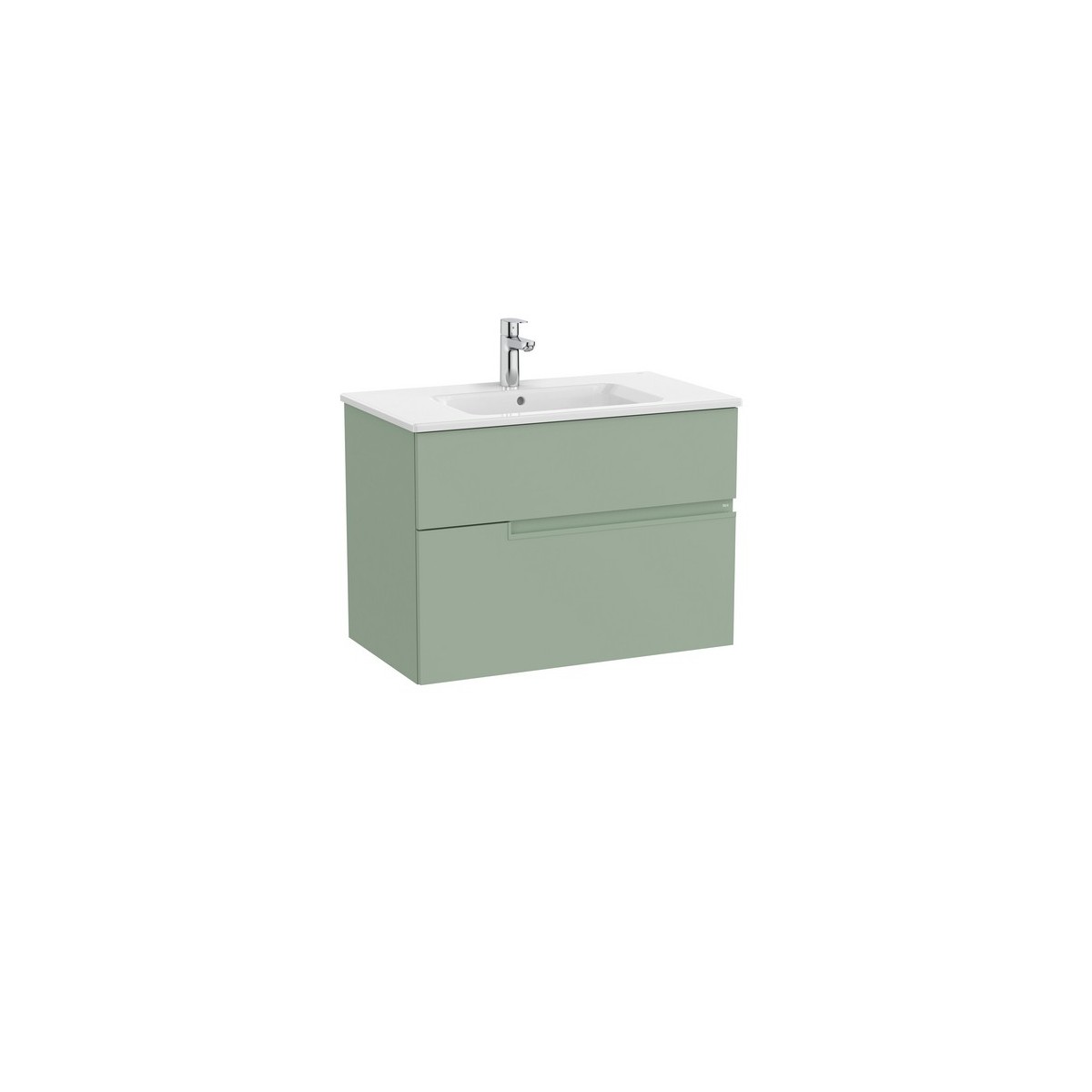 Victoria-n unik (meuble+lavabo) 2 tiroirs 800 mm vert sauge - ROCA A852097564 