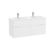 Victoria-n unik (meuble+lavabo) 4 tiroirs 1200 mm blanc mat - ROCA A852099509 
