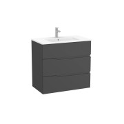 Victoria-n unik (meuble+lavabo) 3 tiroirs 800 mm onyx - ROCA A852102531 