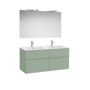 Victoria-n pack (meuble+lavabo+miroir+appliques) 4 tiroirs 1200 mm vert sauge - ROCA A852109564 