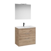 Optica pack 3 tiroirs 800 mm noyer - ROCA A852465517 