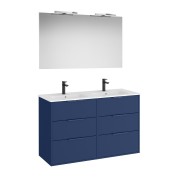 Optica pack 6 tiroirs 1200 mm bleu acier mat - ROCA A852466551 