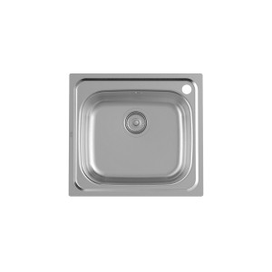 Victoria 45 évier inox 1 cuve avec vidage 450x490x155 mm - ROCA A871451A01 