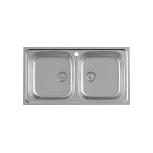 Victoria 90 évier inox 2 cuves avec vidages 900x490x155 mm - ROCA A872901A01 