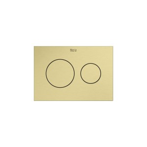 Ps3 double pour bâti-support duplo s or brossé - ROCA A8902233VA 