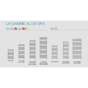 Sèche-serviette ACOVA - ALTAÏ Spa électrique 500W TSY-050-050/GF