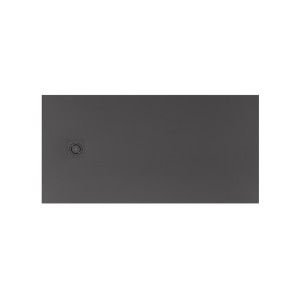 Terran-n receveur stonex 1200x700 avec vidage garde d'eau 30mm onyx - ROCA APA014B02BC03640 