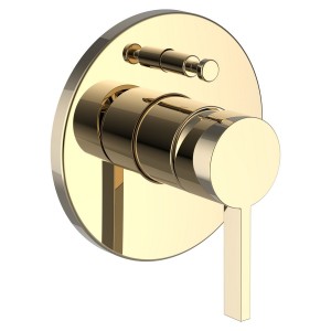 Kartell mit bd à enc avec simibox avec inverseur et clapet anti-retour pvd or - LAUFEN H3213360010101 