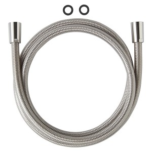  flexible synthétique, 1800 mm, pvd inox - LAUFEN H3629800901401 