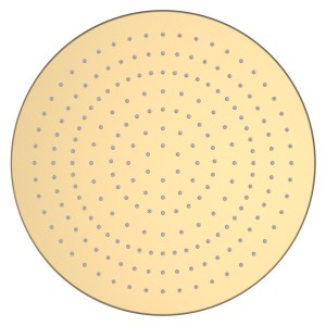  pomme de douche pluie ronde ultra-plate, ø 300 mm en pvd pvd or pâle mat - LAUFEN H3679810832321 