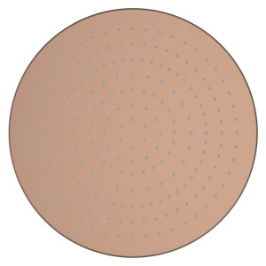 Pomme de douche pluie ronde ultra-plate ø 300 mm en pvd pvd or rosé brossé - LAUFEN H3679811682321 