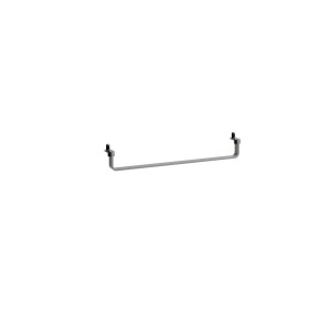 Lani porte-serviettes 600 mm acier inoxydable brossé 550x70x55 mm - LAUFEN H3811239280001 