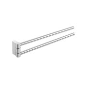 Nixie porte-serviettes rotatif double 40 cm chromé 407x52x73 mm - LAUFEN H3811510040011 
