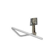 Lani porte-serviettes latéral gauche acier inoxydable brossé 370x325x100 mm - LAUFEN H3821219280001 