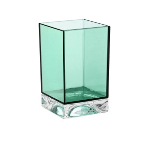 Kartell laufen gobelets 'boxy' matière plastique 70x70x120mm vert émeraude - LAUFEN H3823300920001 