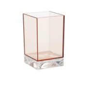 Kartell laufen gobelets 'boxy' matière plastique 70x70x120mm rose poudré - LAUFEN H3823300930001 