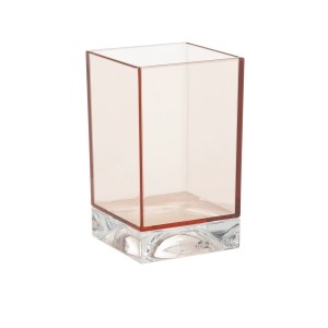 Kartell laufen gobelets 'boxy' matière plastique 70x70x120mm rose poudré - LAUFEN H3823300930001 