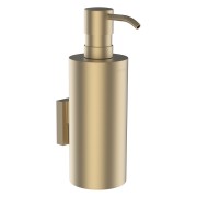 Niara distributeur de savon liquide mural or pâle mat 62x107x187 mm - LAUFEN H3830621650001 