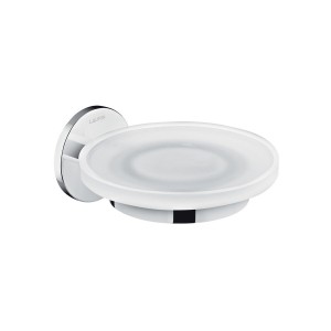 Cana porte-savon mural à coller chromé chromé 110x126x55 mm - LAUFEN H3831310040001 