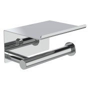 Niara porte-papier toilette avec couvercle chromé 159x112x88 mm - LAUFEN H3840620040031 